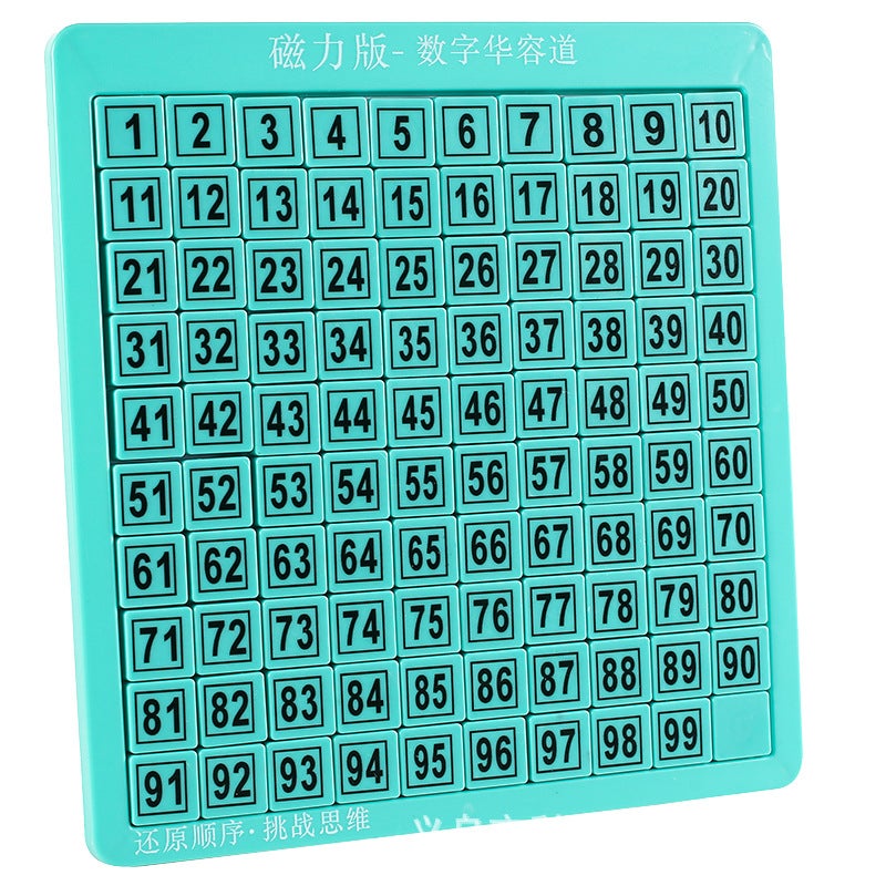Digital Hua Rong Dao Magnetic Sliding Puzzle Toy For Brain Development, Thinking Logic Puzzle, Magnetic Enhancement - Image 1